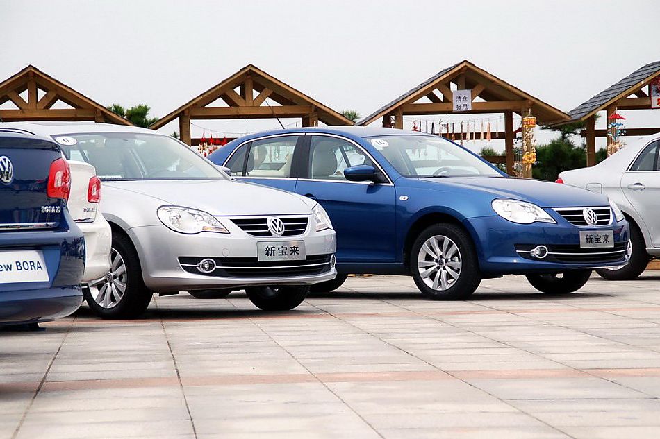 新宝来实拍图外观