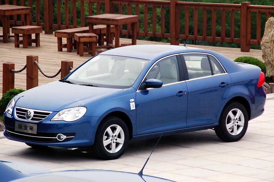 新宝来实拍图外观