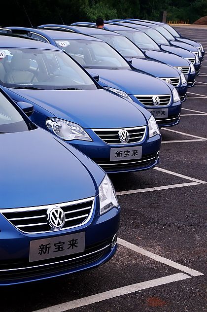 新宝来实拍图外观