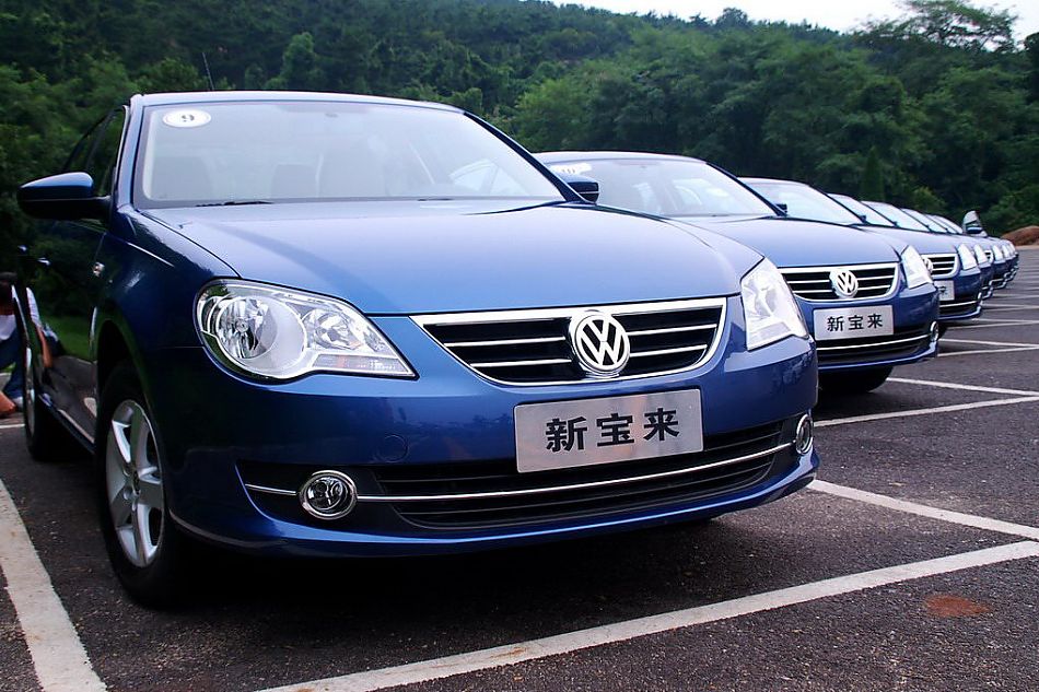 新宝来实拍图外观