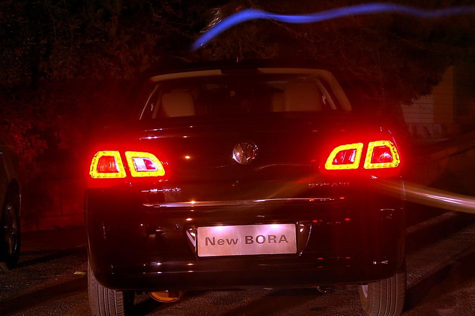 新宝来实拍图外观