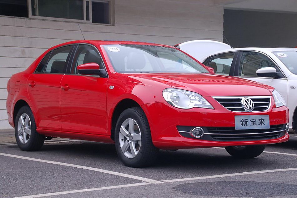 新宝来实拍图外观