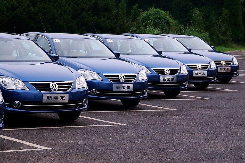 新宝来实拍图外观