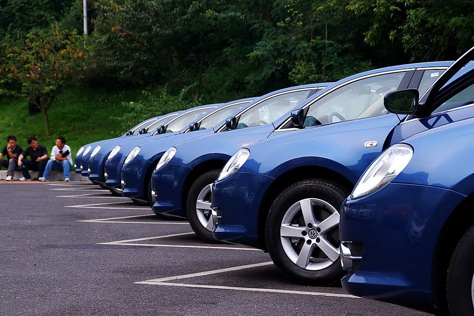 新宝来实拍图外观