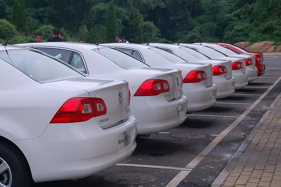 新宝来实拍图外观