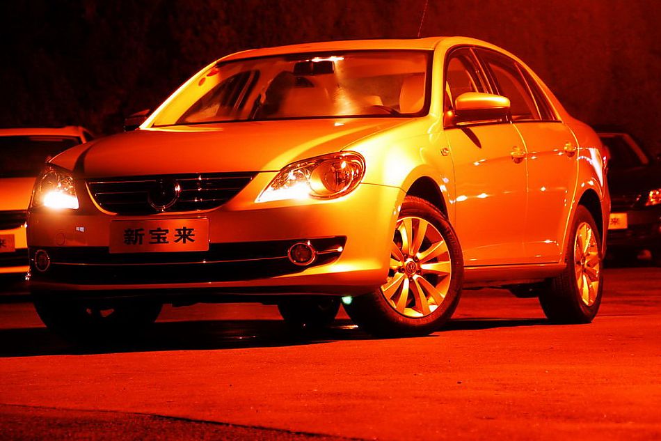 新宝来实拍图外观