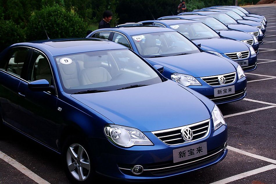 新宝来实拍图外观