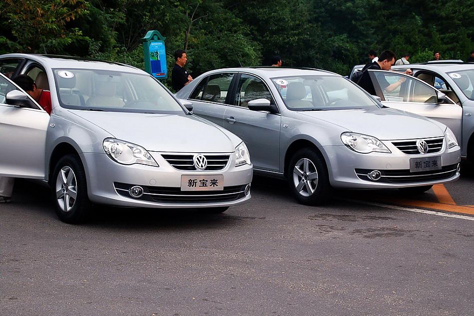 新宝来实拍图外观