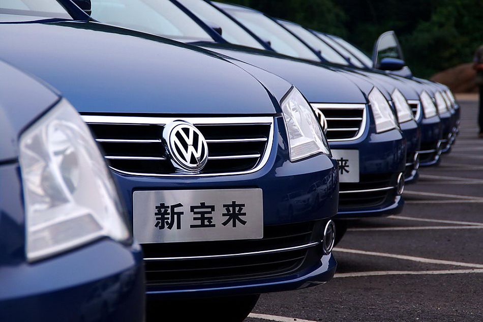 新宝来实拍图外观