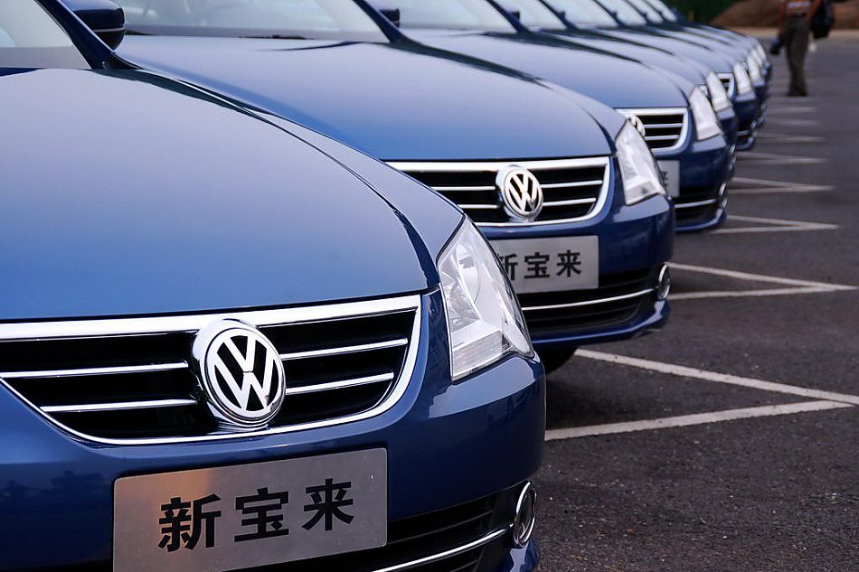 新宝来实拍图外观