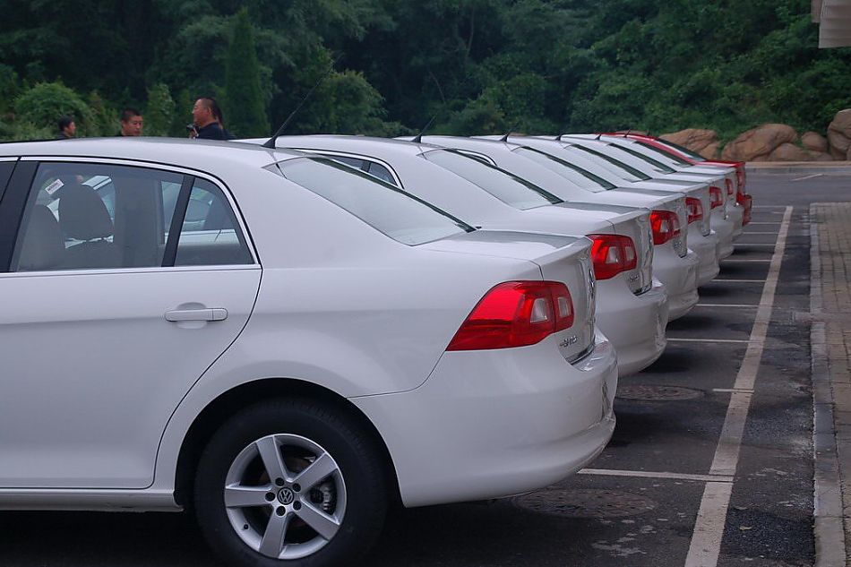 新宝来实拍图外观