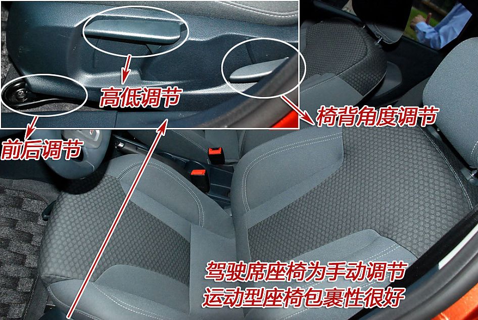 图解新嘉年华1.5L运动版内饰