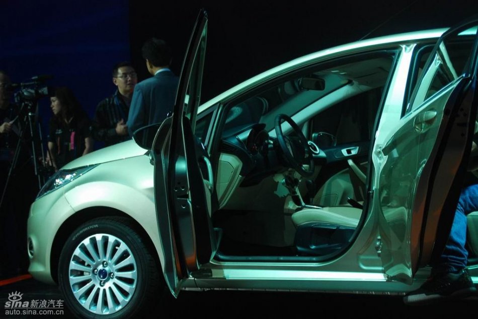 长安福特新嘉年华上市现场内饰实拍