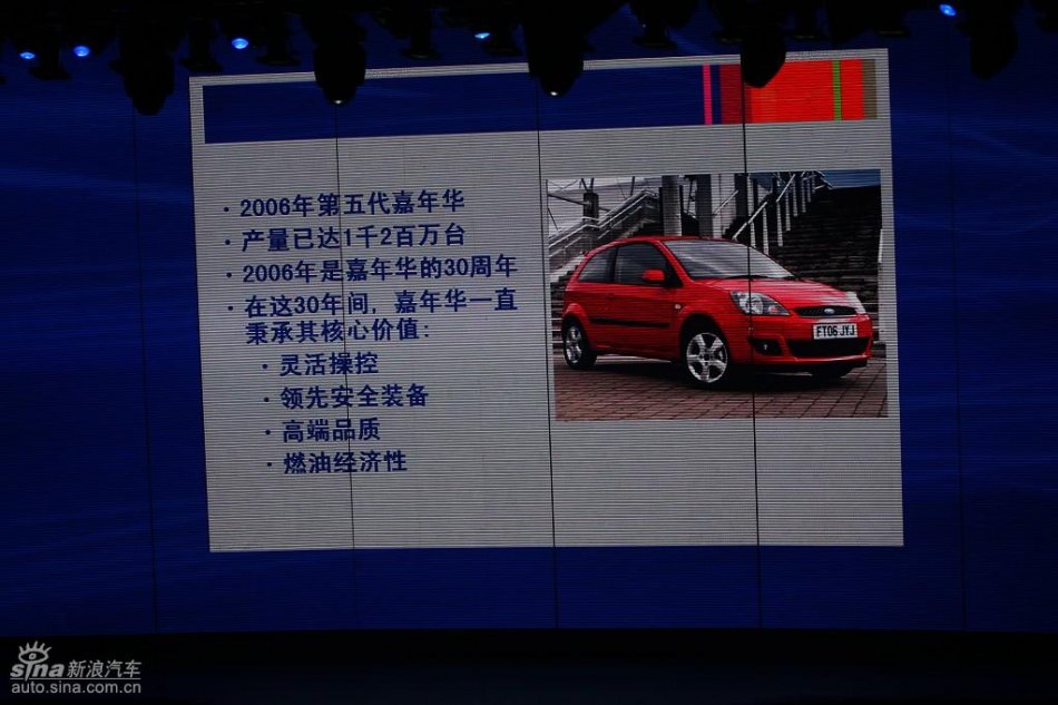 长安福特新嘉年华上市现场