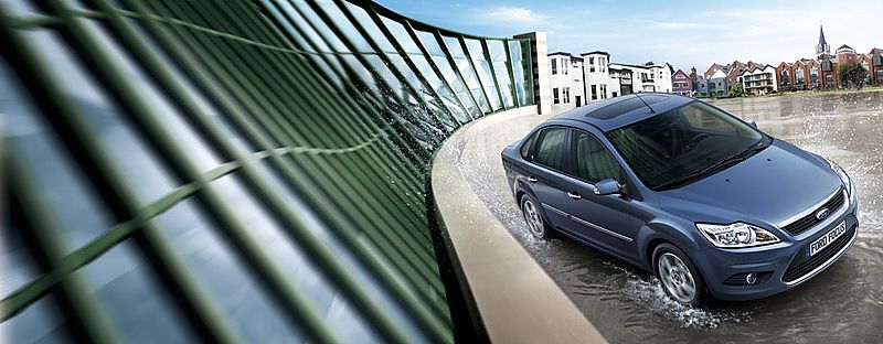 09款三厢福克斯外观