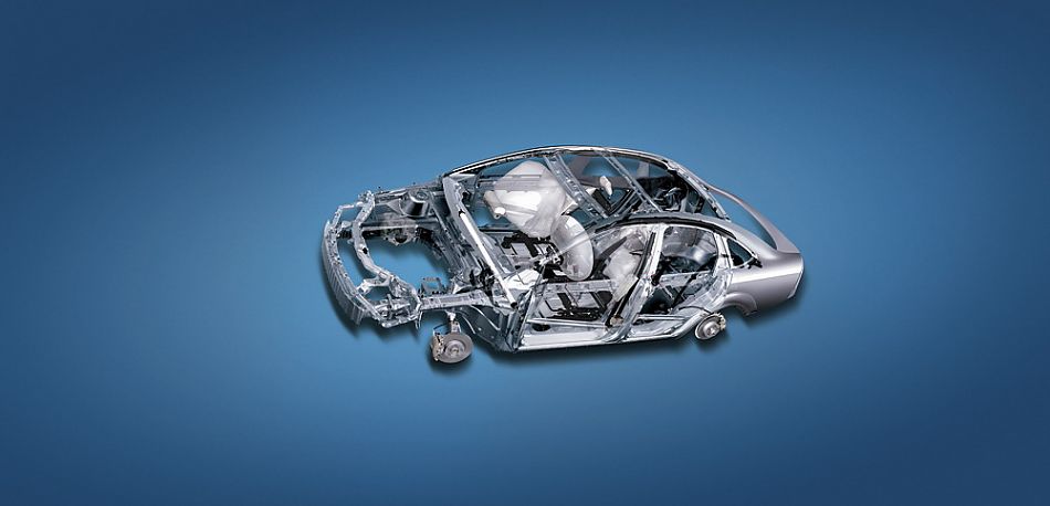 09款三厢福克斯车身结构