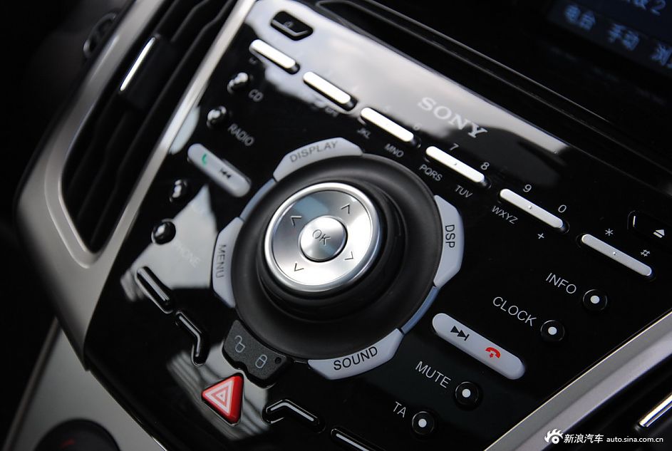 2012款福克斯三厢内饰功能