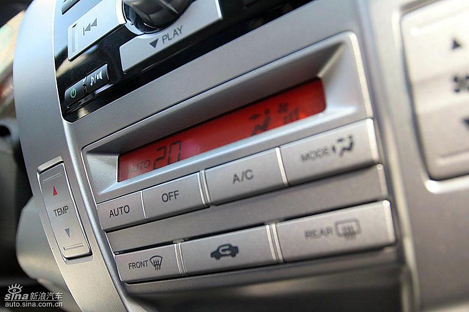 CITY锋范1.8升自动挡车型内饰及细节