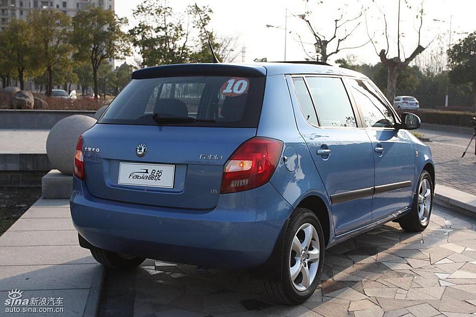 上海大众斯柯达Fabia晶锐外观实拍