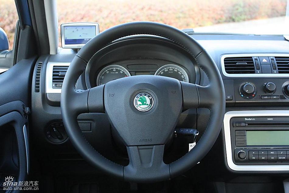 上海大众斯柯达Fabia晶锐内饰实拍