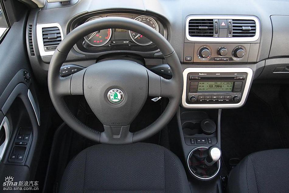 上海大众斯柯达Fabia晶锐内饰实拍