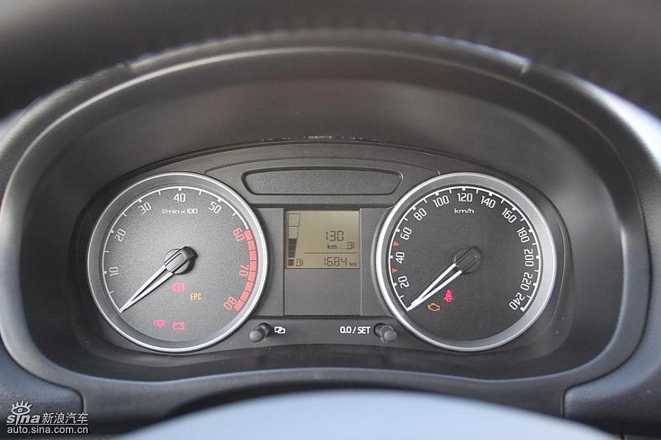 上海大众斯柯达Fabia晶锐内饰实拍