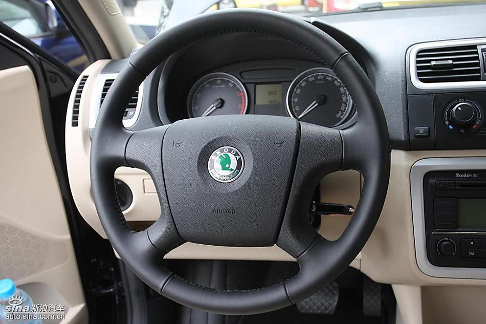 上海大众斯柯达Fabia晶锐内饰实拍