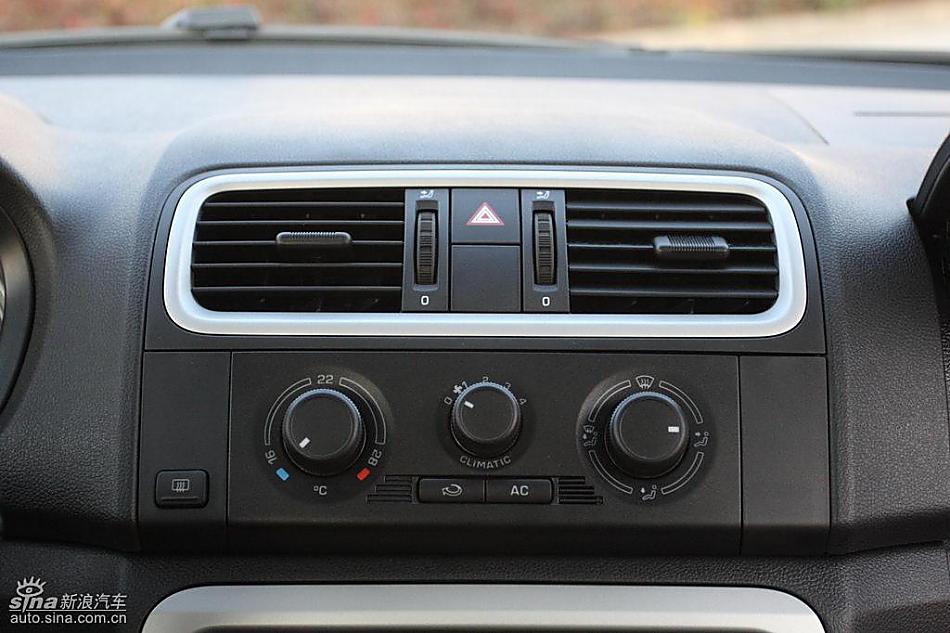 上海大众斯柯达Fabia晶锐内饰实拍