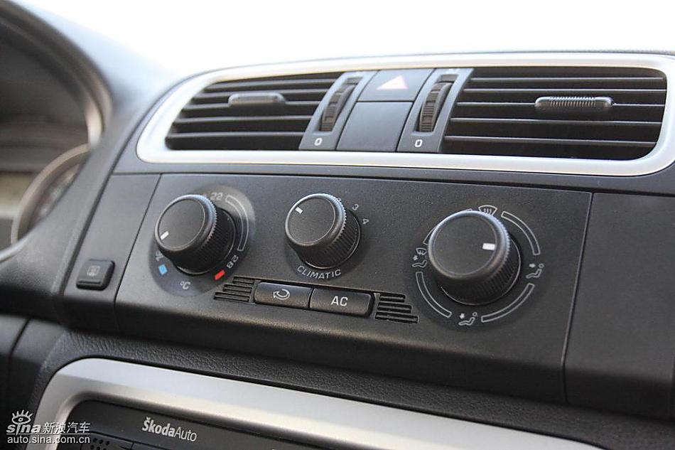 上海大众斯柯达Fabia晶锐内饰实拍