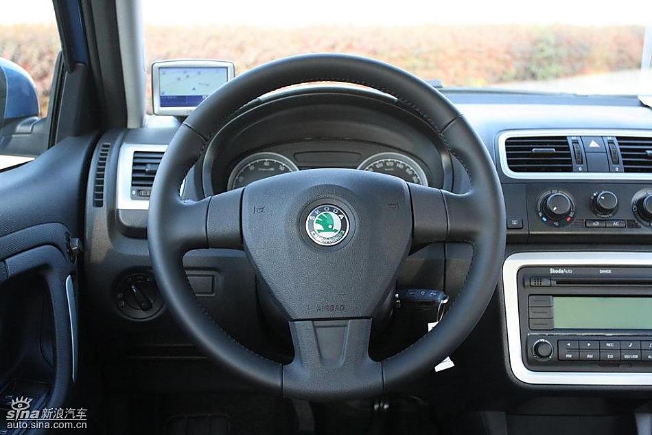 上海大众斯柯达Fabia晶锐内饰实拍