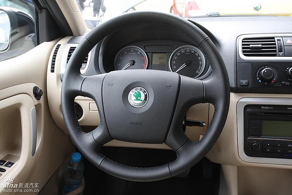 上海大众斯柯达Fabia晶锐内饰实拍