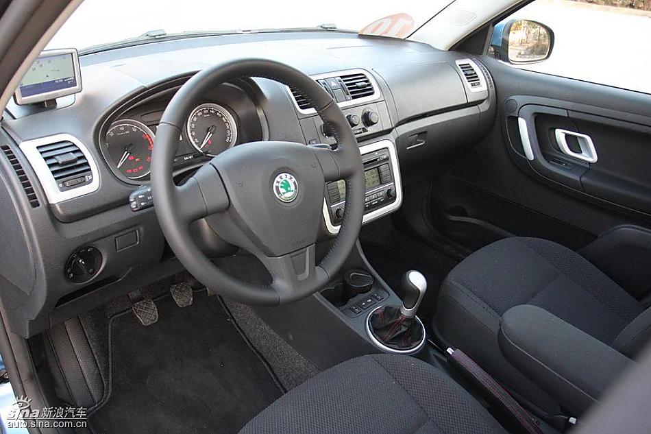 上海大众斯柯达Fabia晶锐内饰实拍