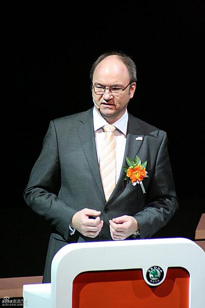 斯柯达Fabia晶锐上市现场领导致辞