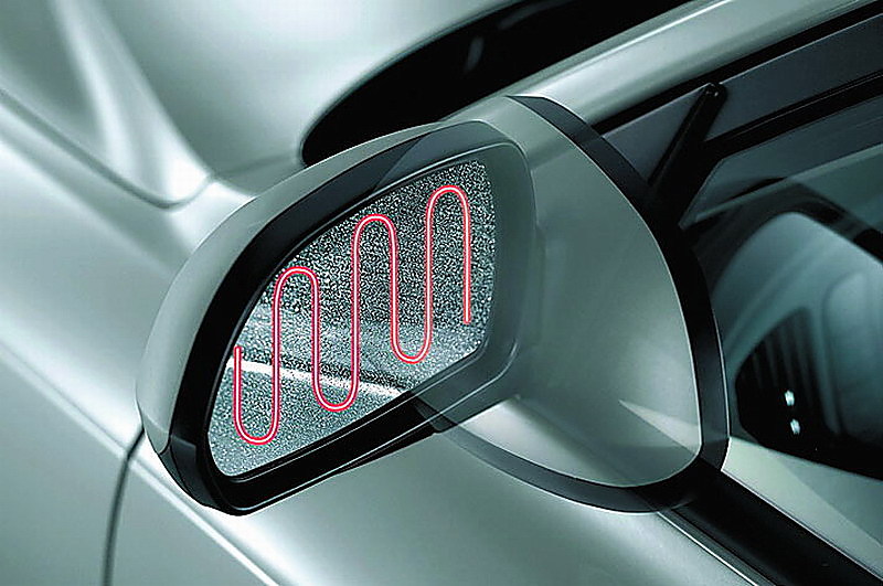 07款伊兰特电动调节及加热外后视镜