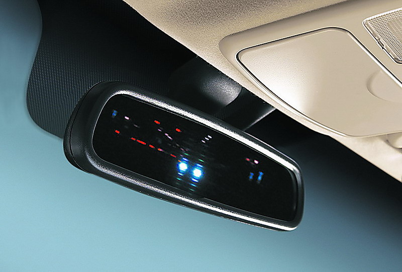 07款伊兰特防眩目电子内后视镜