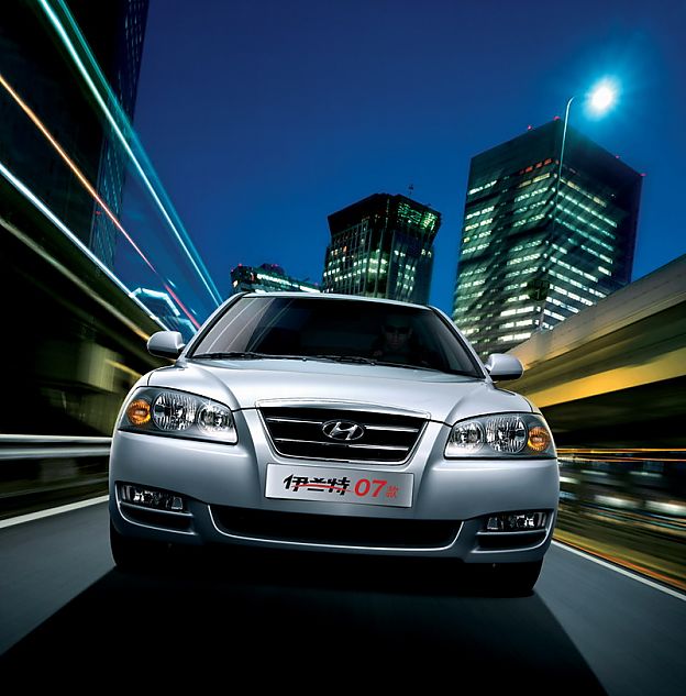 07款伊兰特外观