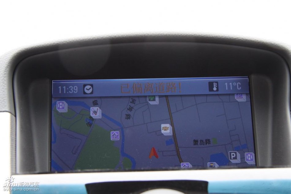 新浪试驾雪佛兰科鲁兹内饰实拍图