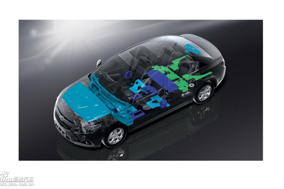 雪佛兰科鲁兹车身结构图