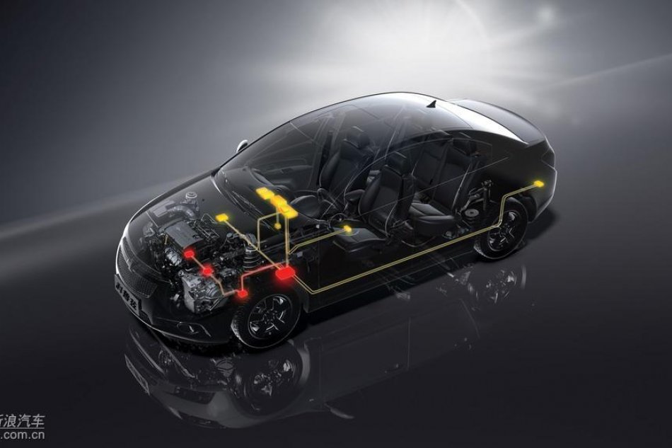 雪佛兰科鲁兹车身结构图