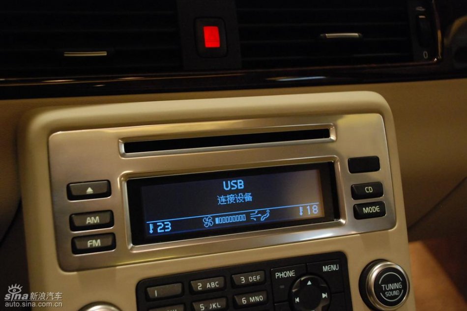 国产沃尔沃S80L上市现场内饰实拍