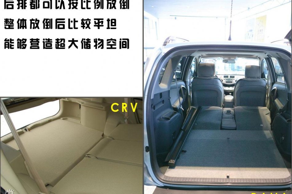 对比CRV与RAV4内饰