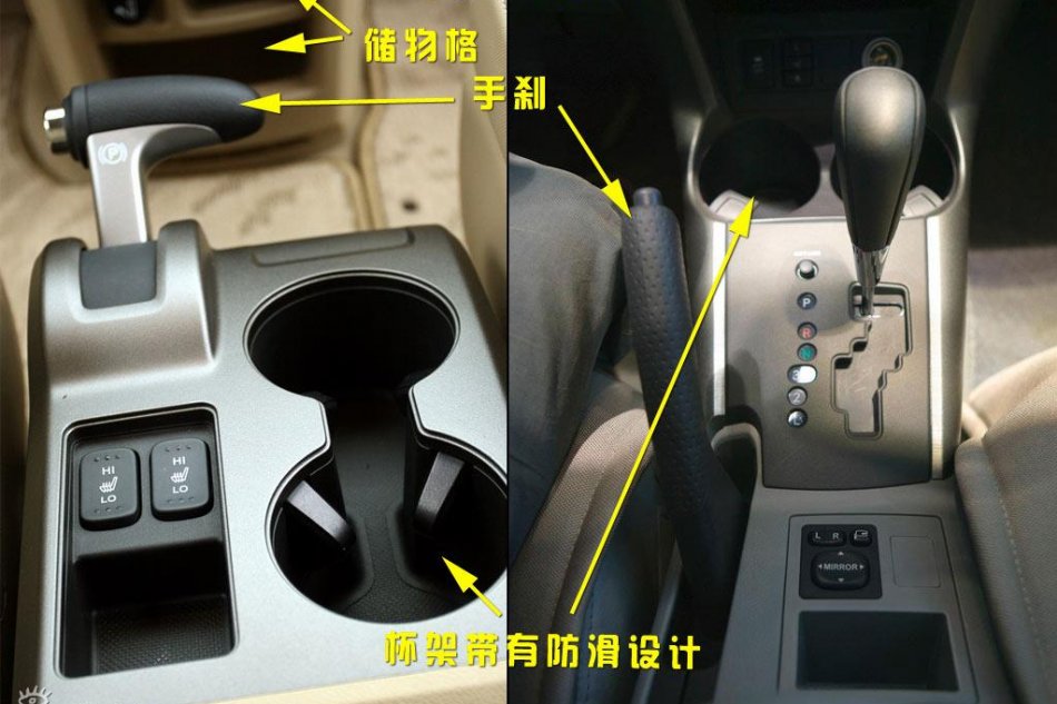 对比CRV与RAV4内饰