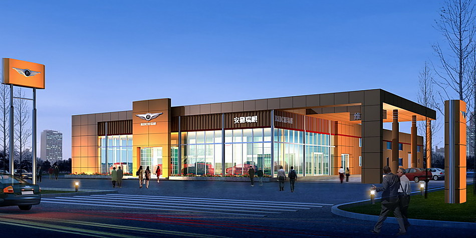 瑞麒品牌展厅效果图