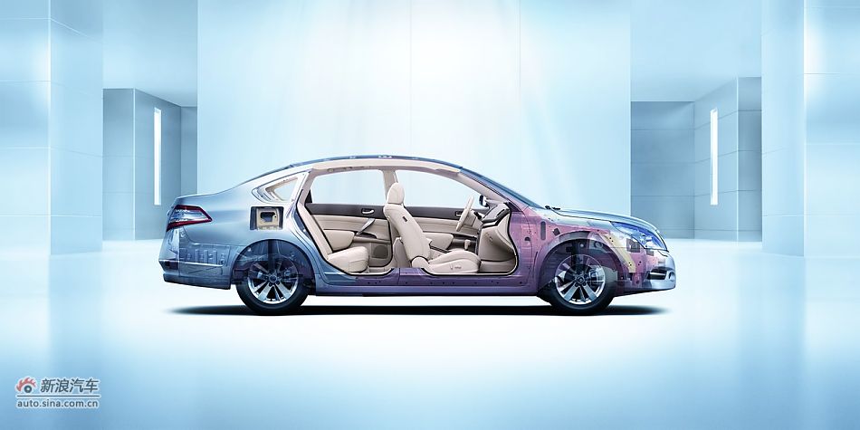 2011款天籁车身结构