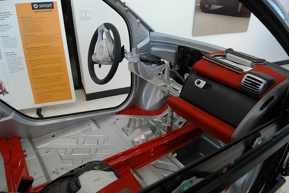 Smart fortwo内饰实拍图片