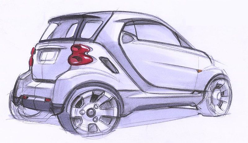 新Smart Fortwo草图