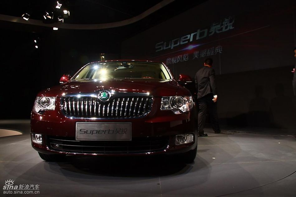 上海大众斯柯达昊锐上市现场新车图