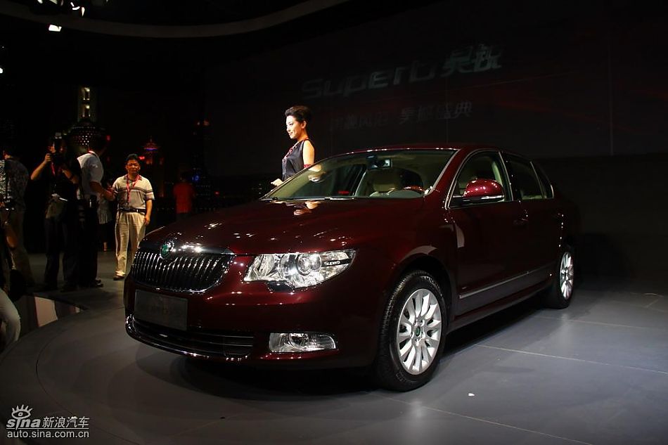 上海大众斯柯达昊锐上市现场新车图