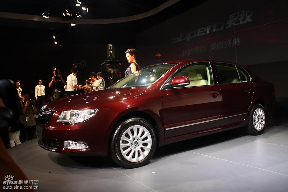 上海大众斯柯达昊锐上市现场新车图