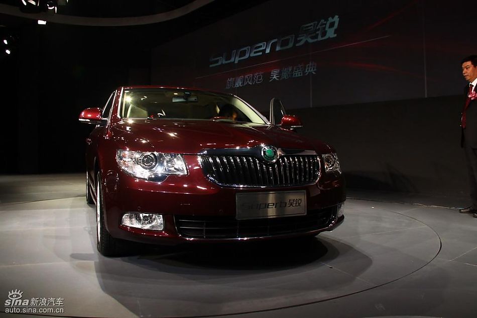 上海大众斯柯达昊锐上市现场新车图